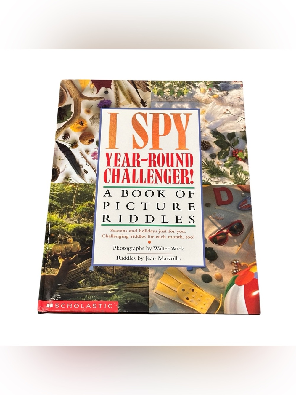 I Spy Year-Round Challenger! Hardcover Picture Riddles Walter Wick Jean Marzollo